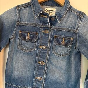 OshKosh Classic Blue Kids Jean Jacket 100% Cotton